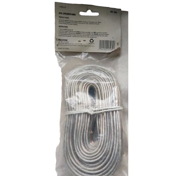SW1650 Digital Audio Speaker Wire 16 AWG 50 ft.Recoton New In Original Package - Picture 3 of 4
